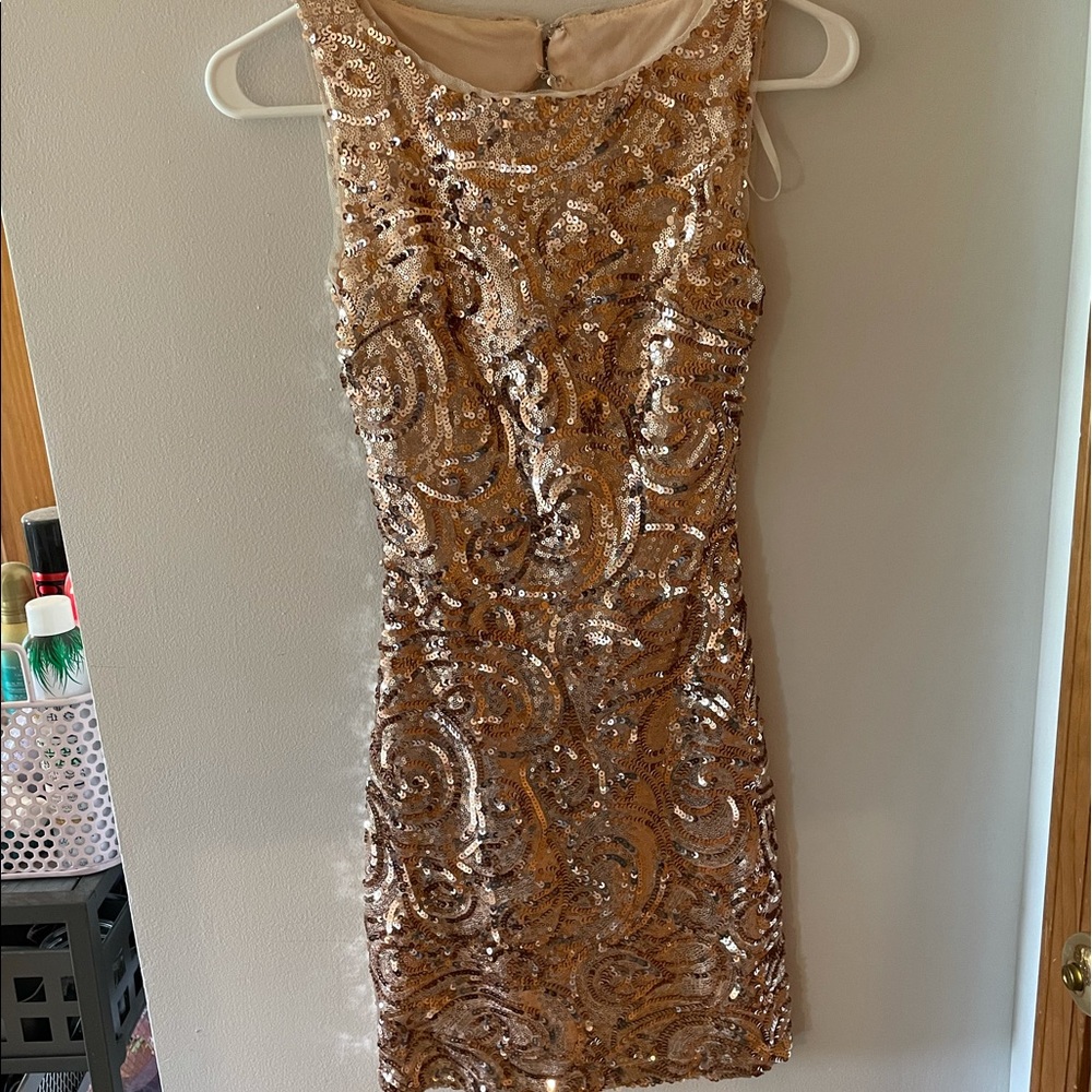 Short sequin dress